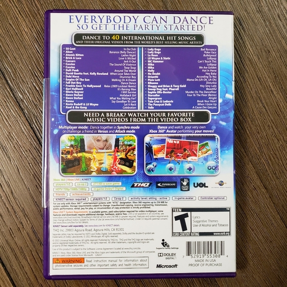 XBOX 360 Dance Paradise video game DVD - Picture 3 of 7